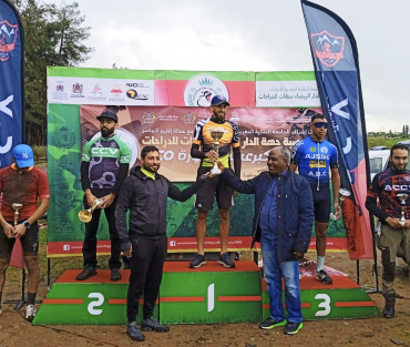 تألق عناصر نادي أكادير في الجائزة الوطنية الكبرى للدراجات الجبلية لبوسكورة