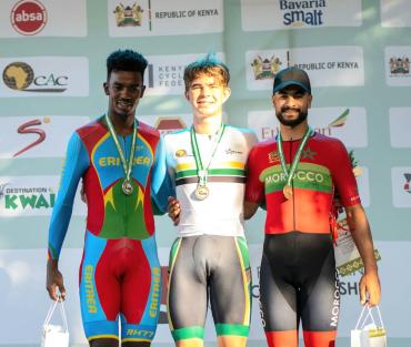 البطولة الإفريقية للدراجات على الطريق: تتويج المغربي إدريس علواني بالميدالية البرونزية