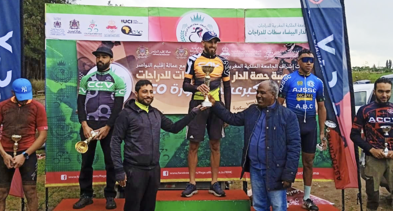 تألق عناصر نادي أكادير في الجائزة الوطنية الكبرى للدراجات الجبلية لبوسكورة